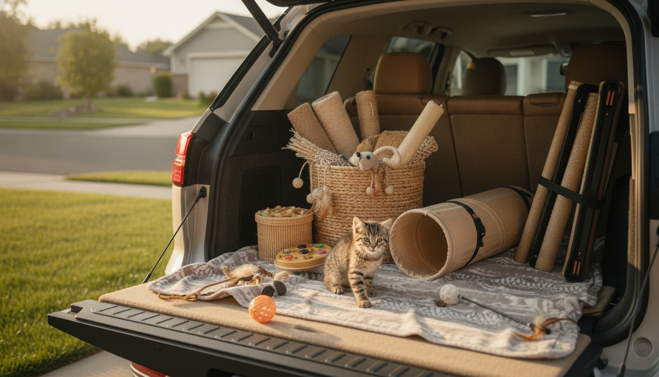 Easy Cat Enrichment Ideas for Busy Indoor Cats